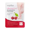 Masque pour les pieds à la cerise