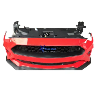 For the complete front bumper assembly of Ford Mustang, equipped with radiator grille, fan, and fog lights