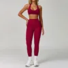 Bra+leggings red