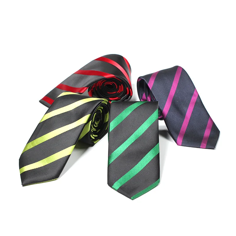 Custom Jacquard Neck Tie 6/7/8 Cm Fashion Woven Regular Skinny Green Silk Neckties Men Neck Ties