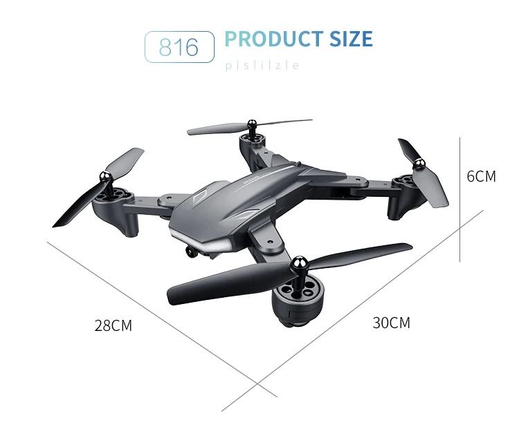 Pollyhb VISUO XS816 折りたたみ式クアッドコプター　ドローン Amazon.com: ISUO XS816 4k Drone with Camera Live Video