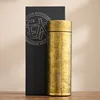 Pure titanium thermos - titanium gold