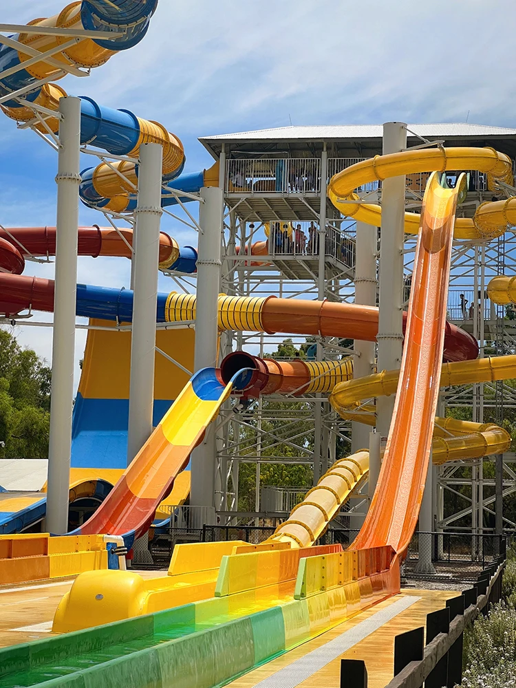 Aqua Spray Slide Equipment Commercial Fiberglass Water Park Pool Slides