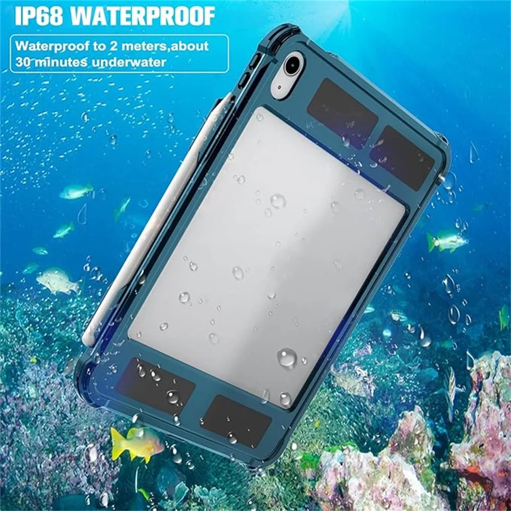 product tablet case for ipad 10th generation shock proof and drop proof waterproof shell laudtec-29