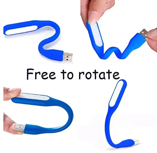 Горячая Распродажа USB Светодиодная лампа для компьютера чтения ноутбука Регулируемая карманная usb зарядка