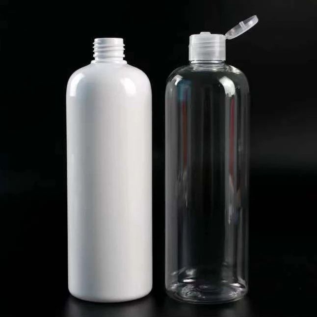 100ml 120ml 150ml 250ml 500ml 1L 1 Litre Transparent clear White PET Flip Top Cap Plastic Bottles with Flip Top Cap