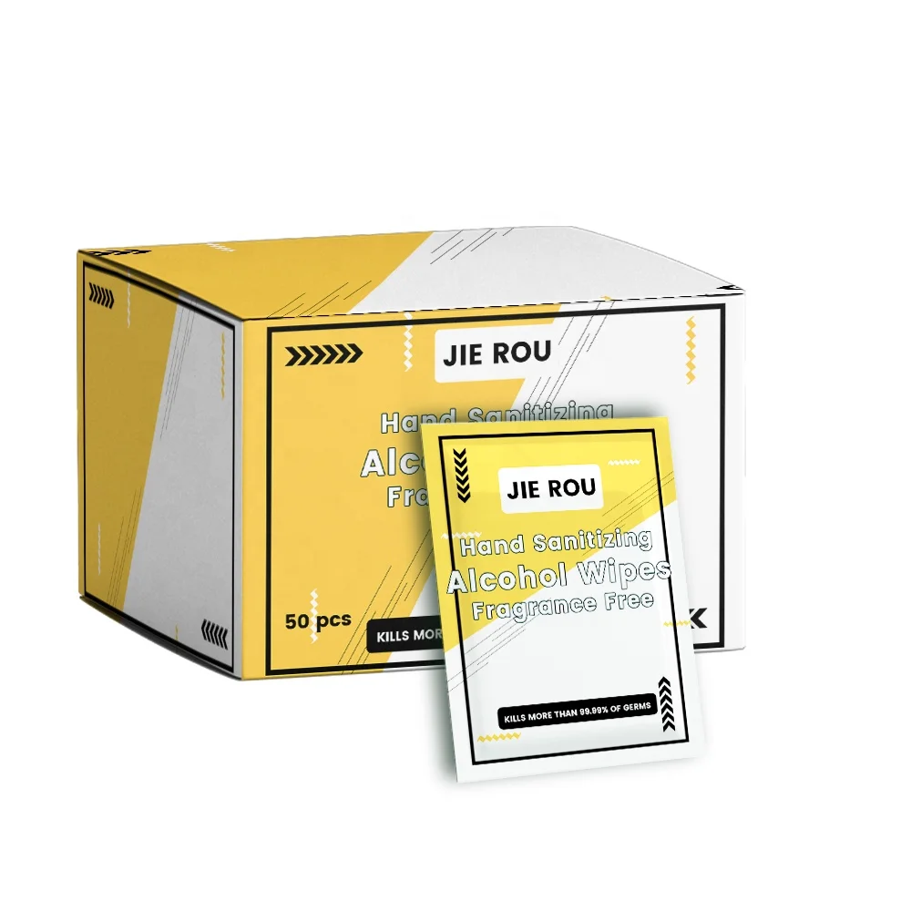 Individual Packed Wet Wipes with Custom Printing