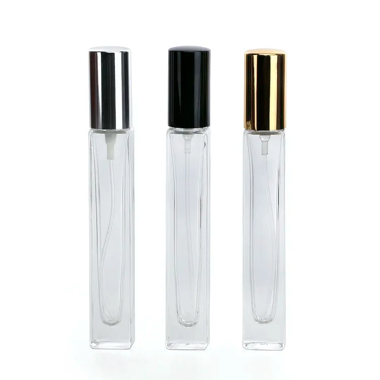 Wholesale 3ml 5ml 10ml 30ml Square Perfume Bottle Roll on Empty Bottle Glass Packaging Bottles Cosmetic