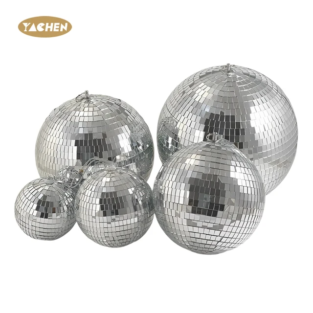 YACHEN Mirror Disco Ball Different Sizes Bulk Hanging Disco Balls Ornaments for Christmas Tree Party Decoration