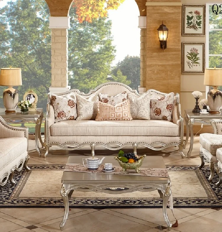 French And Victorian Style Classic Sofa Sets Designs Pictures For