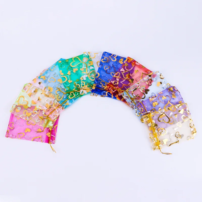 9cm-30cm Colorful Silk Organza Bag Gift Pouch Mesh Bags Custom Logo Drawstring Organza Bags for Jewelry Sugar Cosmetics Packing.jpg