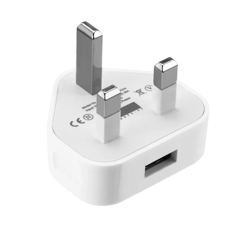 3pin Uk Plug Charger For Apple Iphone Xs Max 5w Usb Power Adapter Uk Wall  Charger Factory Wholesale - Buy Uk Usb Charger,Wholesale Adapter,5w Fast  Charger Product on 