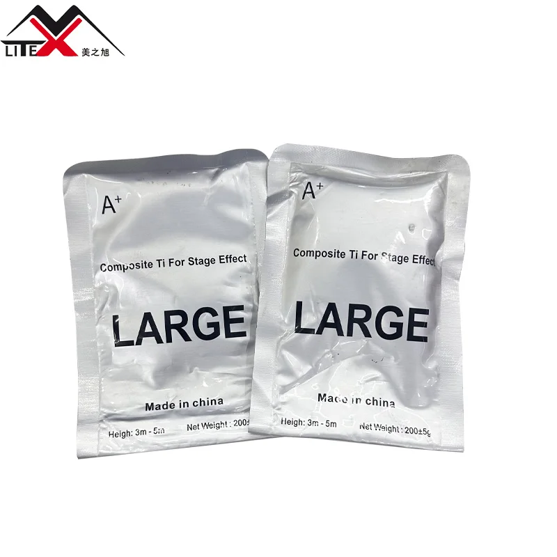 200g Ti Powder Cold Sparkler Machine Refills Powder Dust Inside for Wedding Spark Machine
