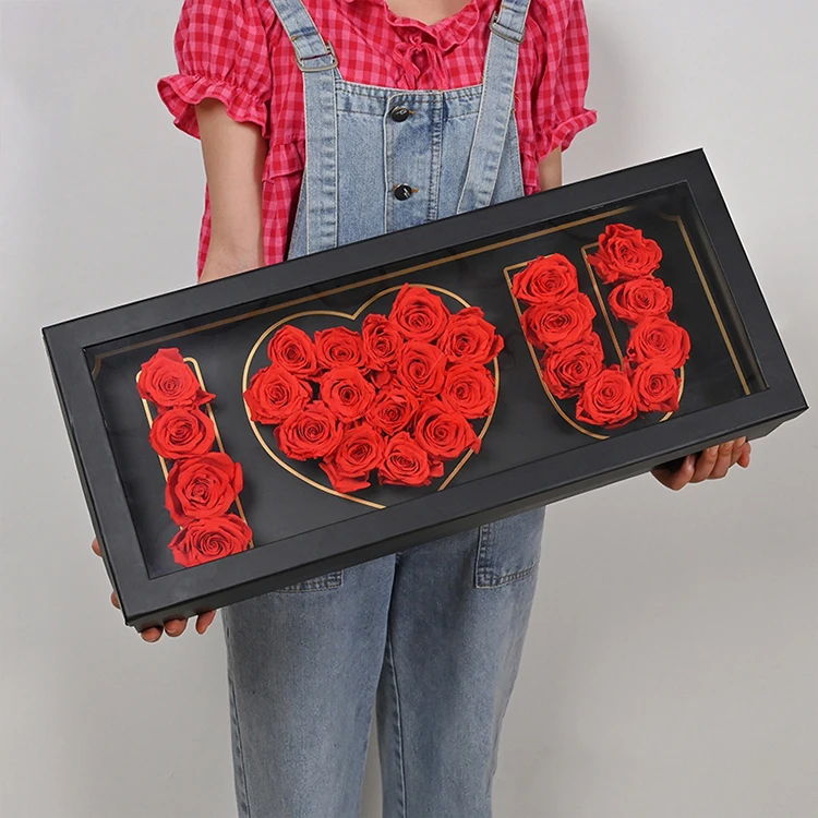 Luxury Square Flower Paper Gift Packaging Box Wholesale I Love You luxury-square-flower-paper-gift-packaging-box-wholesale-i-love-you