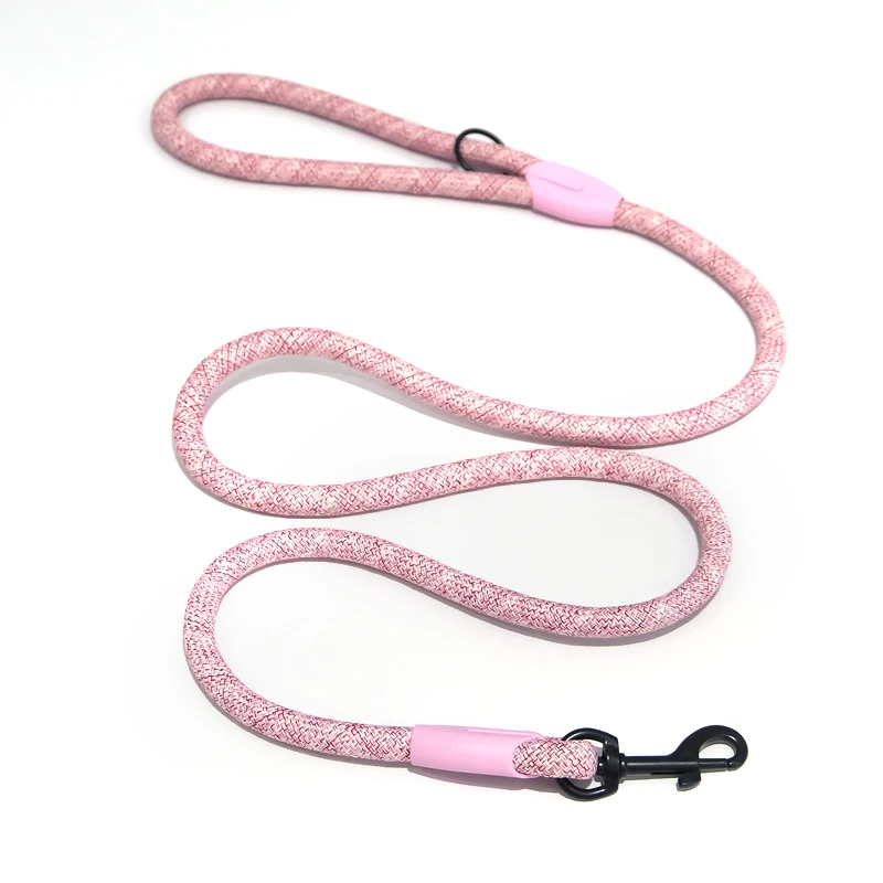 Nylon Embroider Adjustable Durable Pet Leash Lead Dog Leash Collar Set ...