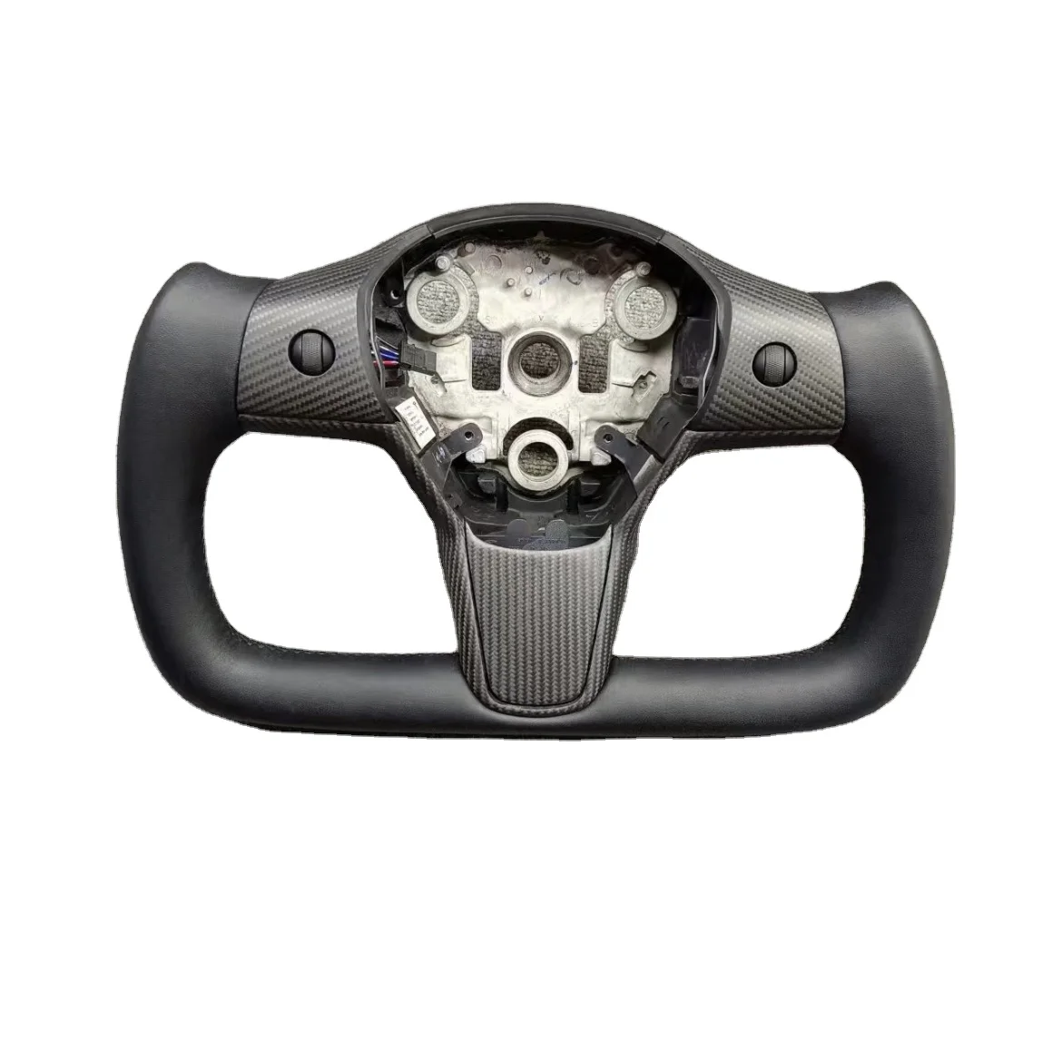 Tesla Model 3 Y Yoke Steering Wheel Carbon Fiber With OR Without Heating