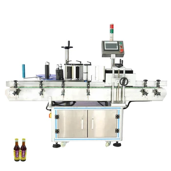 OEM custom high speed position sticker automatic vertical label machine for bottles