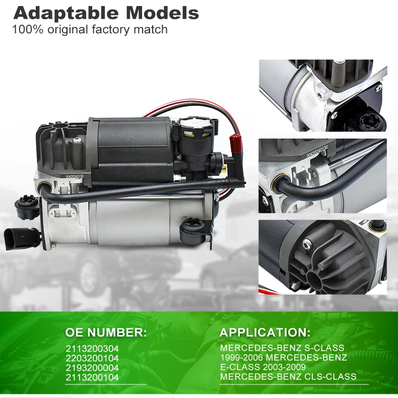 product durable air suspension compressor for maybach 57  62 2002 2013 high quality reliable component-98