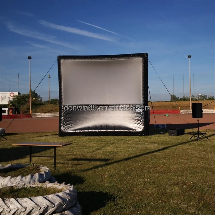 Inflatable Theater Projection Outdoor Drive-in Cinema Movie Inflatable Movie Screen for Home Party Business Rental