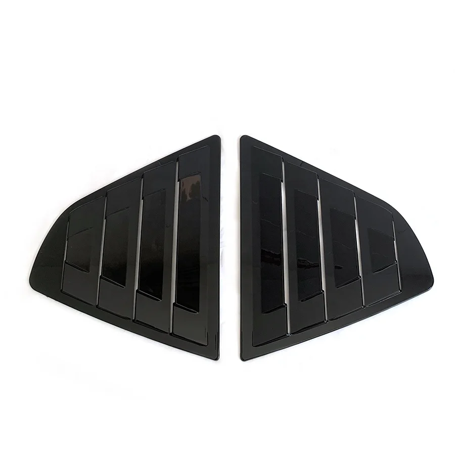 For Toyota Camry 2018 - 2023 Accessories Sporty Car Auto Exterior Rear Side Window Louvers Air Vent Scoop ShadesTrim Blinds