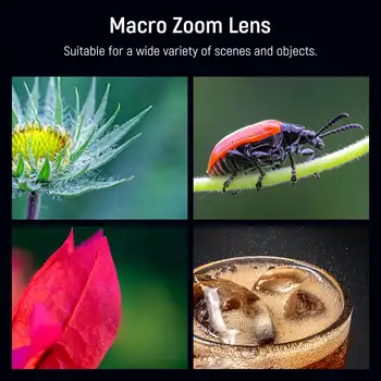 Smart Phone Mobile Phone Close up Zoom  Camera Lens  NEEWER 105mm HD Macro Lens for 17mm Thread Lens Backplane detail image