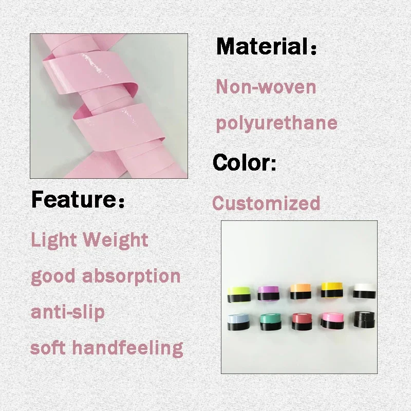 Customized Badminton Racket Tennis Overgrip And Squash Racket Overgrips / Grip Buy Tennis