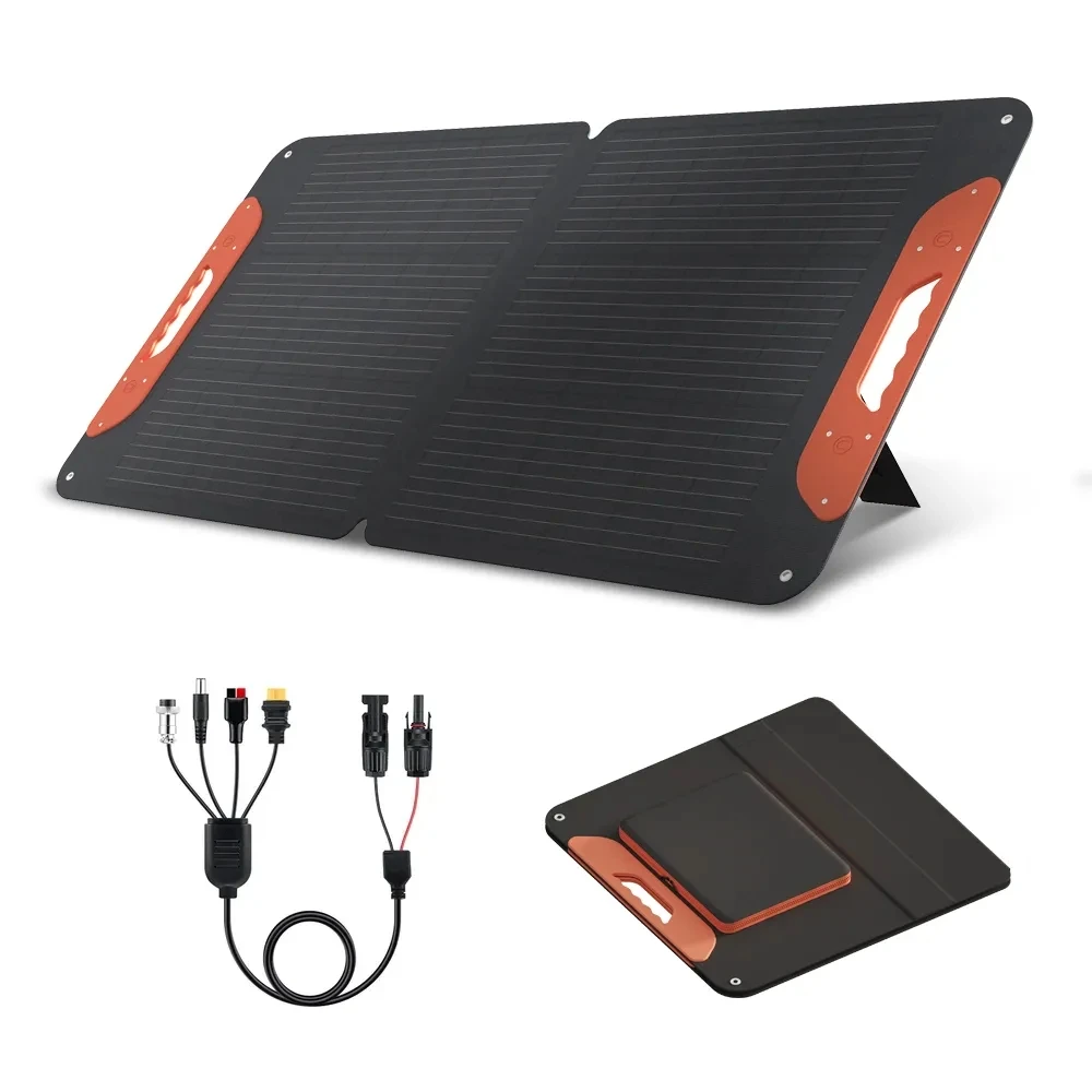 Waterproof Etfe Portable Foldable Solar Panel Kit 100w 120w 160w 200w