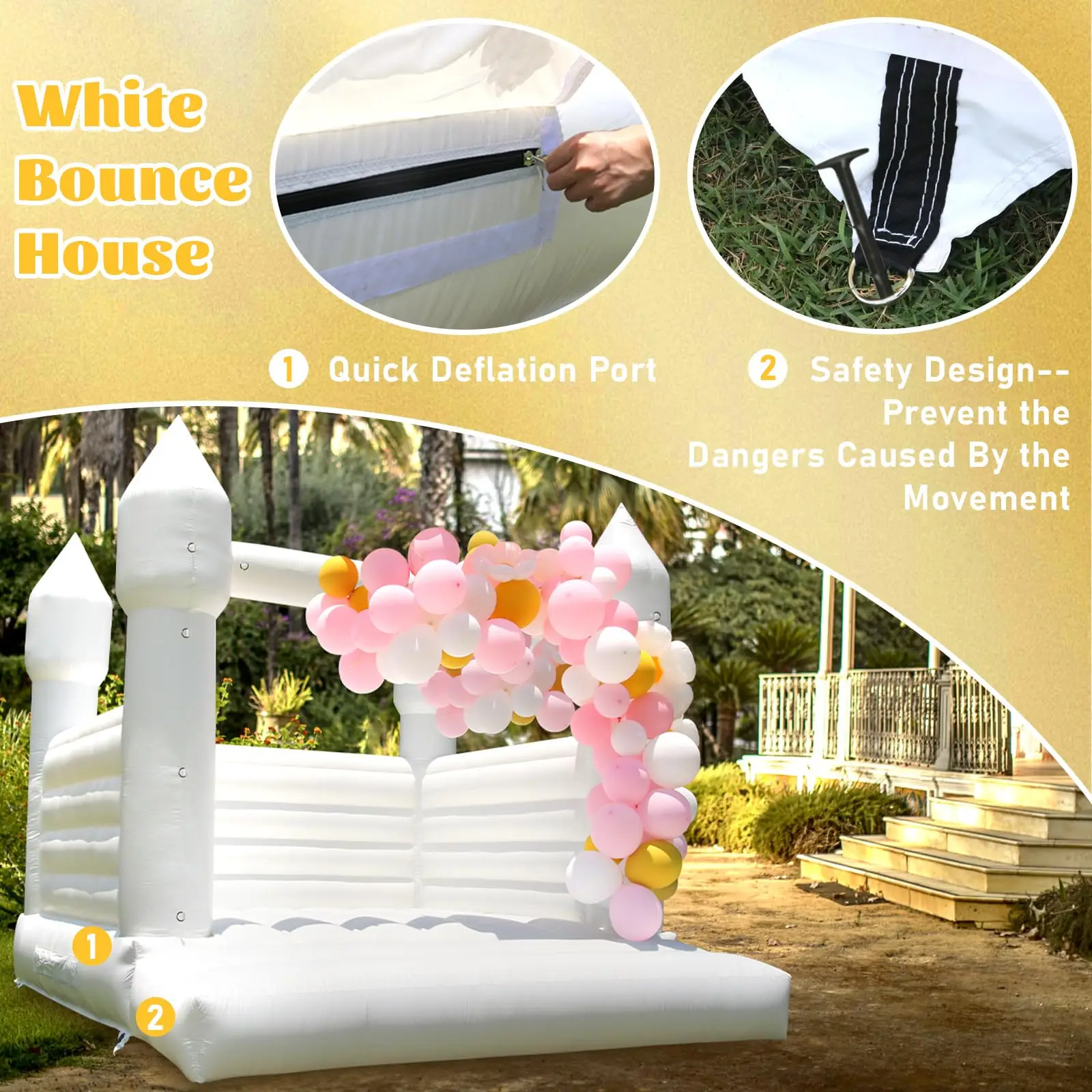 Château gonflable pour mariage et fête d'anniversaire_voghion.com