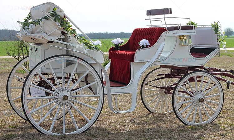 Used Cinderella Pumpkin Princess Wedding Carriage Horse Drawn Carriage Royal Horse Trailer for Sale