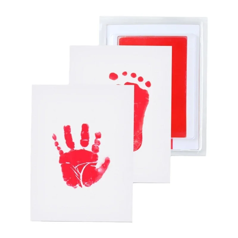 2024 DIY Eco-Friendly Plastic Pet Kit for Hand and Footprint Printing Cat and Dog Paw Print Pad with Clean Touch Ink