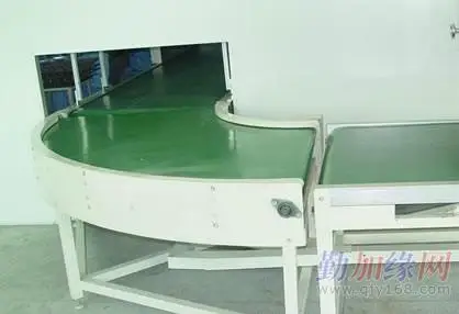 Turning Circular Conveyor Belt  Automatic Assembly Line for Workshop Material Transfer