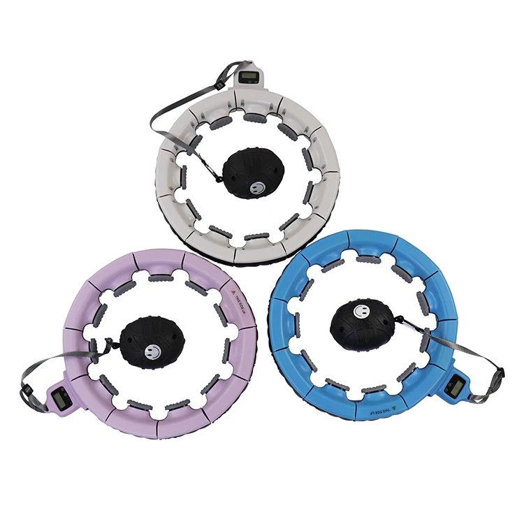 Умное утяжеленное кольцо hula с подсчетом, 16 узлов, кольцо для потери веса для взрослых, кольцо hula-обруч с шариком