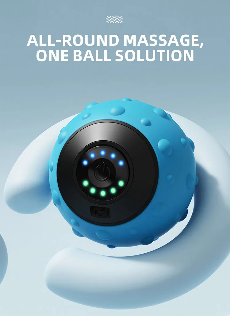 Hot Sale Electric Back Foot Pain Massager Roller Ball Self Spiky