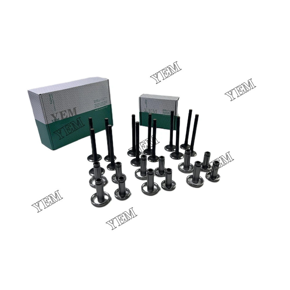 Excavator Accessories 6BD1 6BG1 6HE1 6HK1 Valve Guide Seat Set for Isuzu Diesel Engine Parts