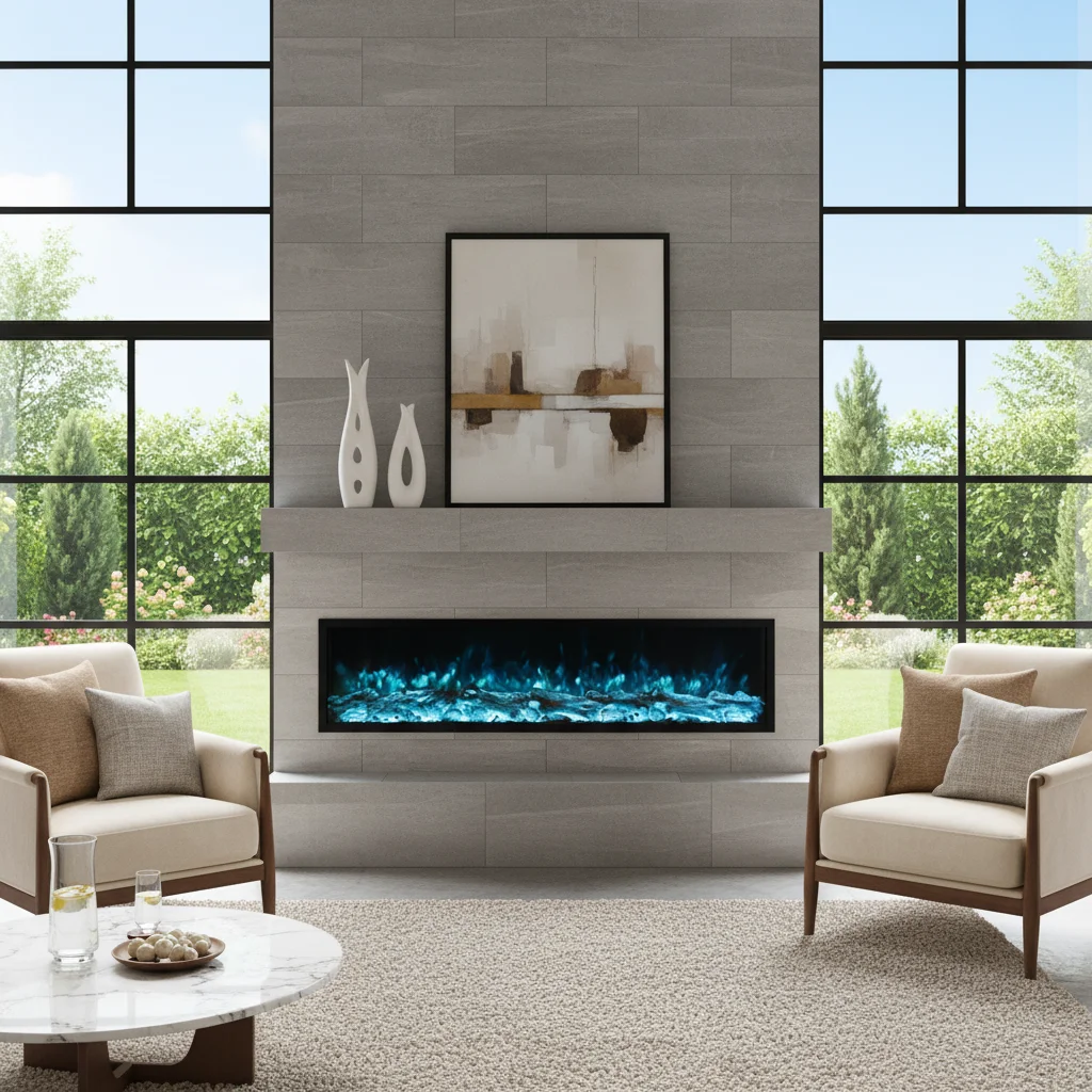 Electric Fireplace, 500mm, Wall - detail 8