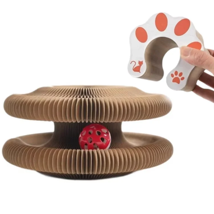Organ cat Scratch Board Nest Wear-resistant Not to Drop Dandruff cat Toys  Relieve Boredom Corrugated Claw Board cat Suppliesv5