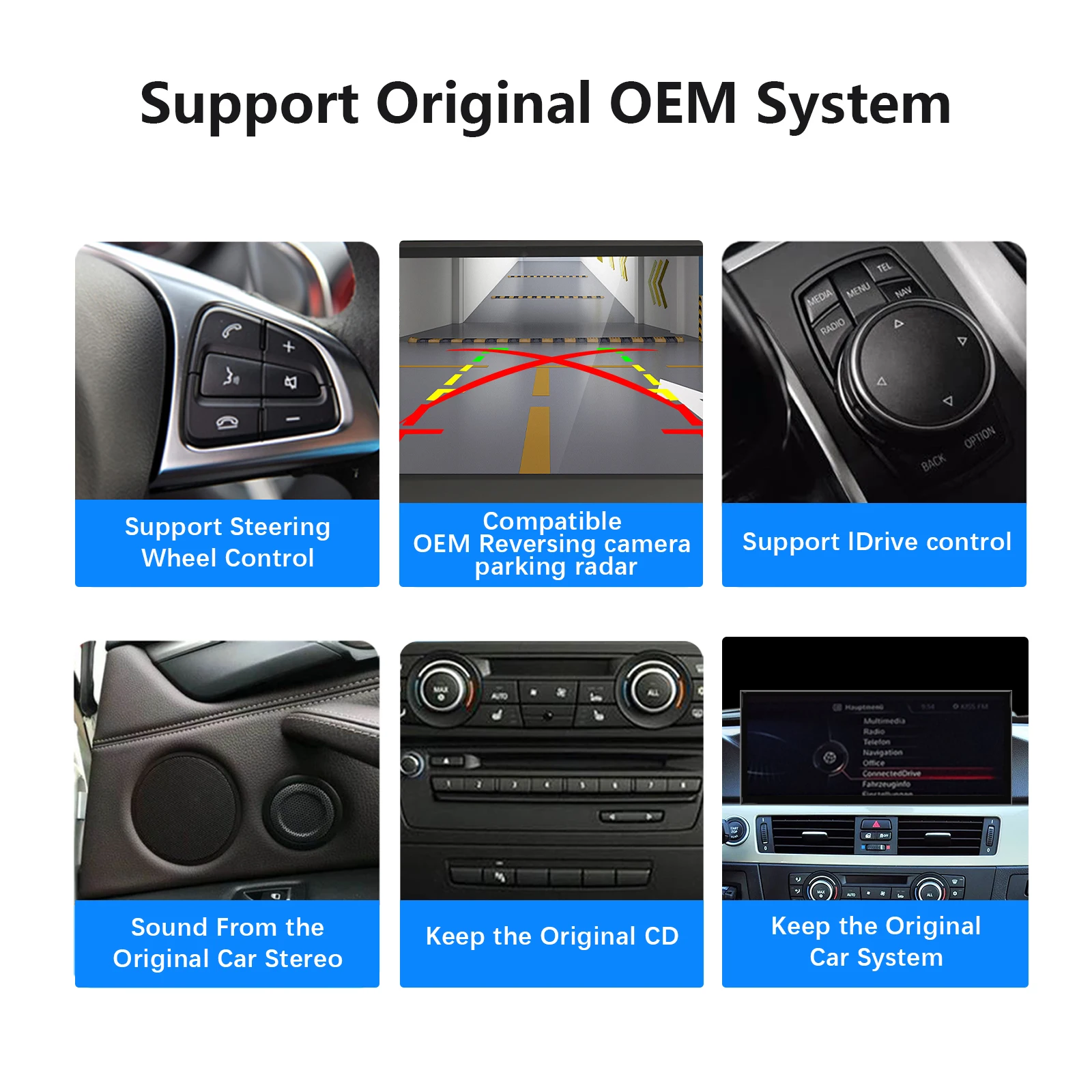 Ultraschmales 15,8-Zoll-Linux-Autoradio für BMW 3er E60 E61 E63 E64 5er E90 E91 E92 E93 mit kabelloser CarPlay- und Android Auto-Unterstützung_voghion.com