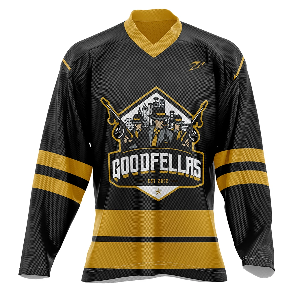 Custom Made Mens Fully Sublimated Printing Ice Hockey Uniform
