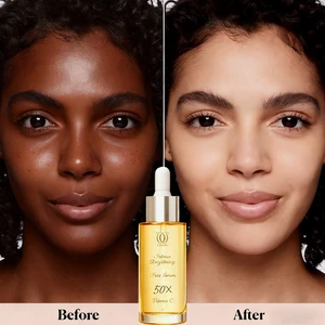 Organic Facial Niacinamide Hyaluronic Acid Vitamin C Anti-Wrinkle Whitening Serum for Face Removes Dark Spots 30ml