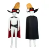 Ensemble complet rouge (chapeau + cape + ceinture + couvre-chaussures)