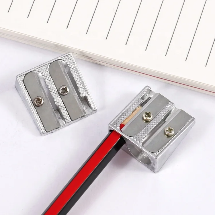 Sacapuntas De Aluminio - Pack De 12 Piezas, Mini Sacapuntas Manual De Metal Para Lápices Y Colores | Ideal Para Escuela, Oficina O Casa