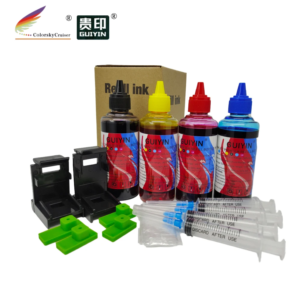Wholesale Dye Refill for HP 302 302xl ENVY 4520 4522 4523 4524 4525 4526 4527 Inkjet Printer Ink 100ml in Bottle From m.alibaba.com