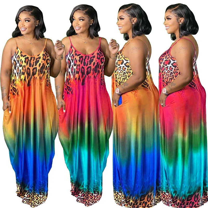 rainbow casual dresses