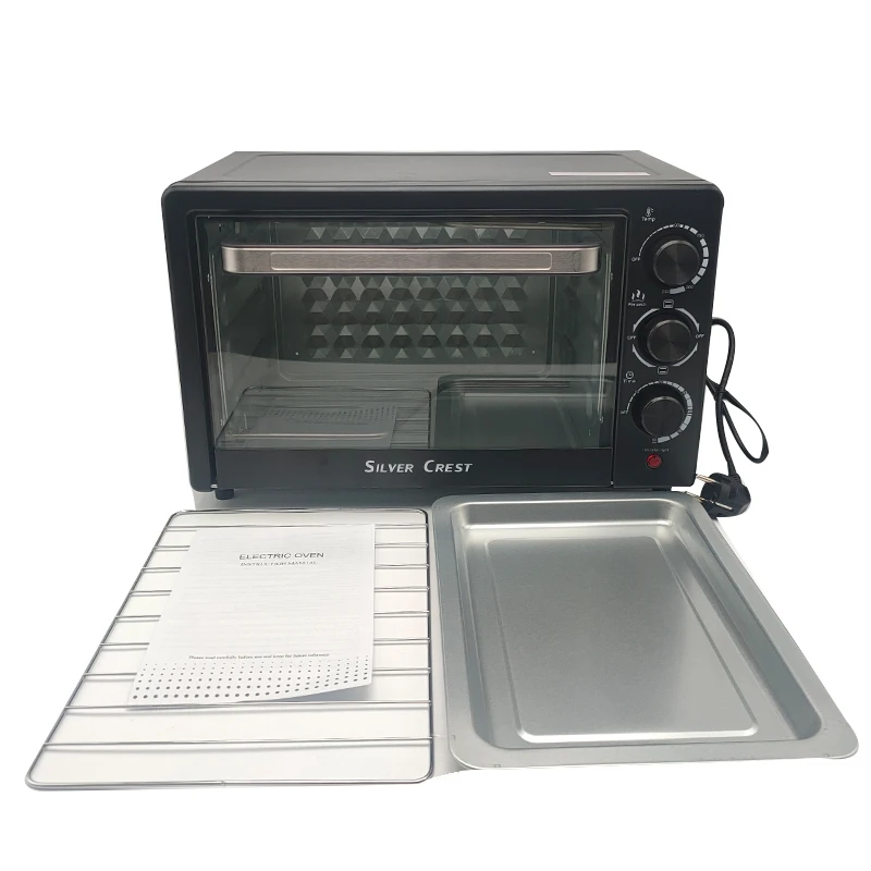 High Configuration Multifunction Household 25L Baking Pizza Maker Small Appliances Gifts Convection Toaster Electric Oven