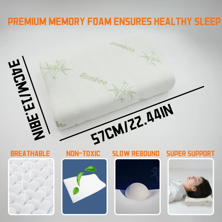 Custom Sleep Shoulder Pain Relief Memory Foam All-Around Pillow Orthopedic Bed Pillow Memory Foam Bed Pillow