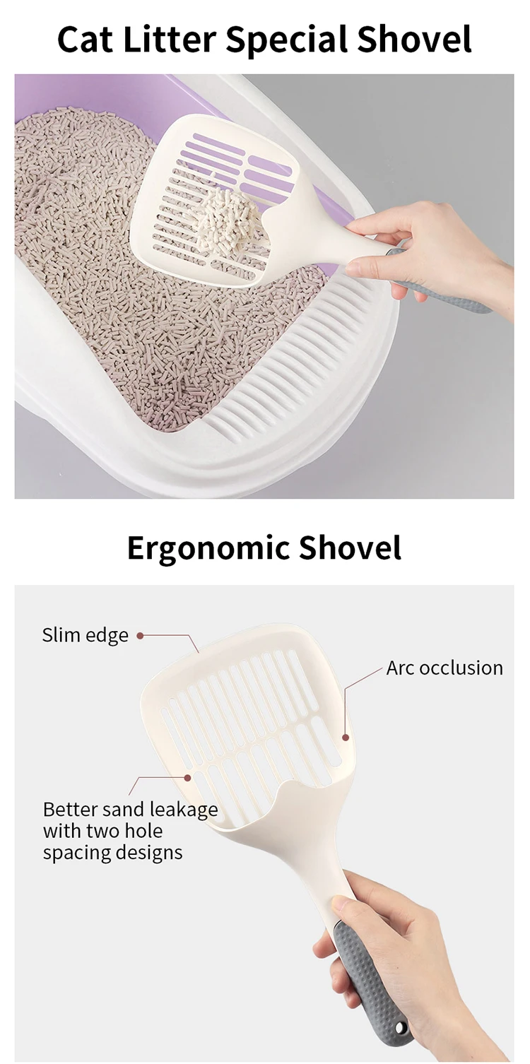 Factory Wholesale High Quality Multifunction Plastic Cat Litter Shovel