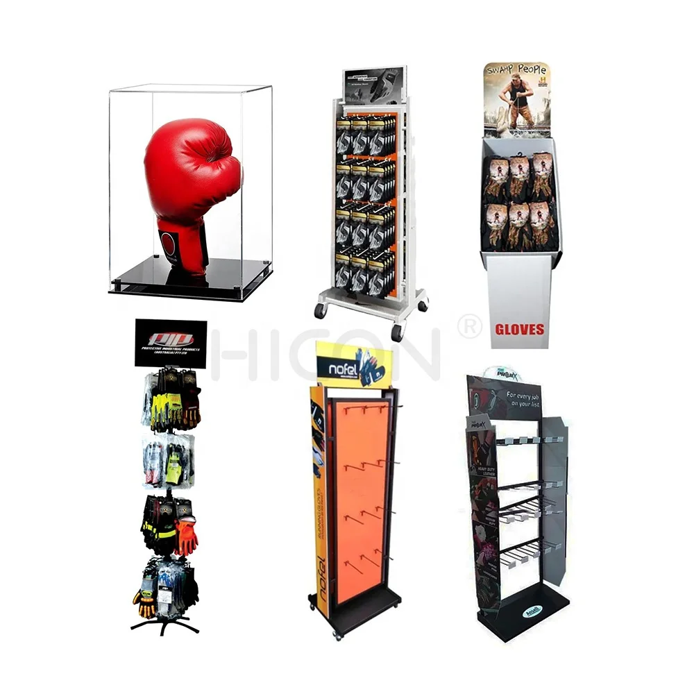 Acryl Box handschuh Display Aufbewahrung sbox Karton Vitrine Show Handschuh  regal fr Box handschuhe