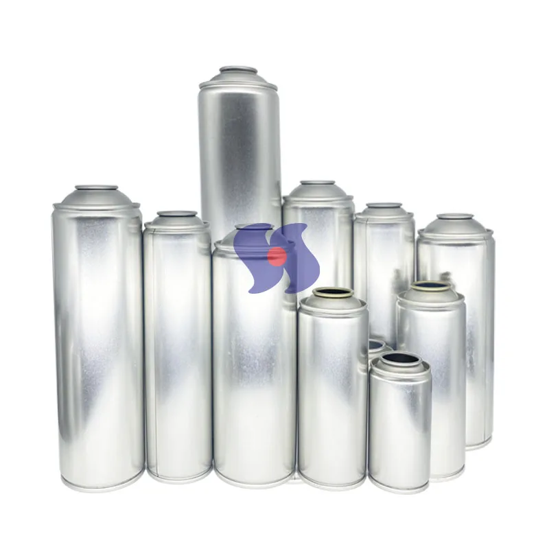 Customized Cylindrical Metal Packing And Valve Diameter 60 65mm Aerosol ...