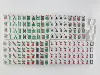 Fichas de mahjong de cristal plateado