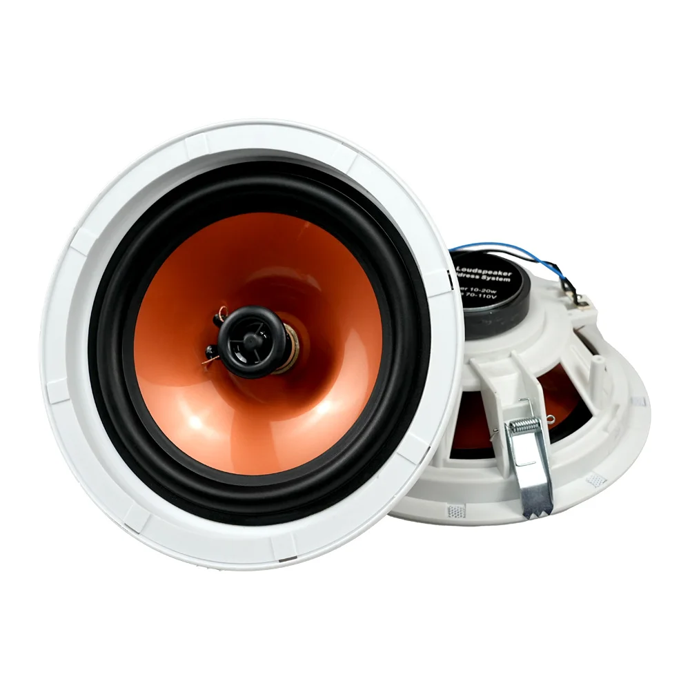 High Quality 8-Inch Coaxial Indoor Ceiling Speaker with for 10-30W Output Stunning Sound Quality for Home Theater PA Systems
